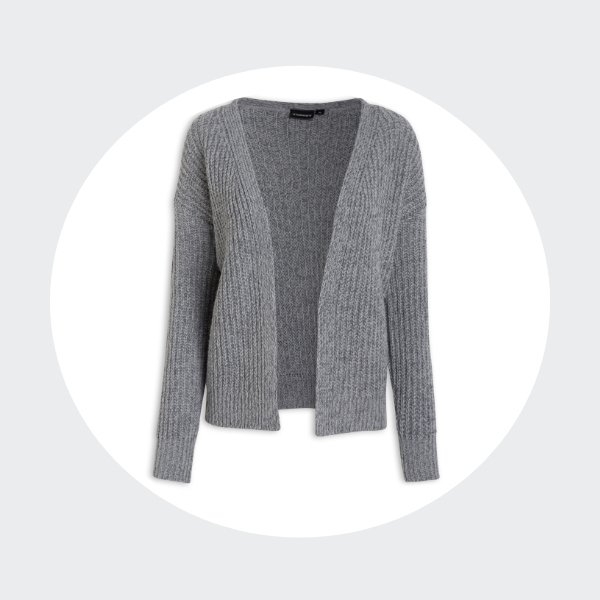 Grey cardigan